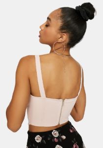 Movie Magic Corset Crop Top sold by Dolls Kill