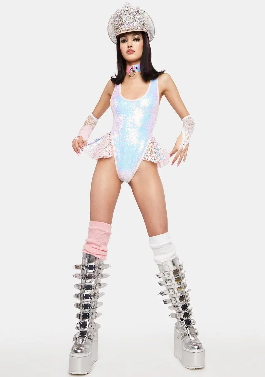 Sequin Ballerina Bodysuit sold by Dolls Kill product image thumbnail 3