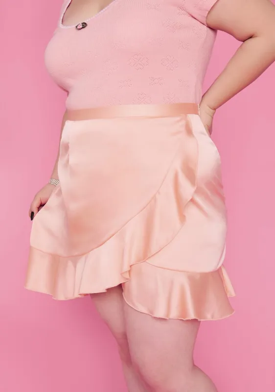 My Love Language Ruffle Skirt sold by Dolls Kill