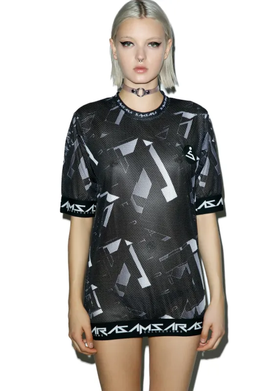 Symbol Mesh Shirt sold by Dolls Kill