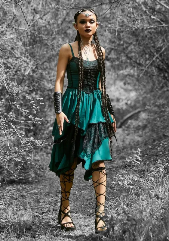 Garden Spells Midi Dress sold by Dolls Kill