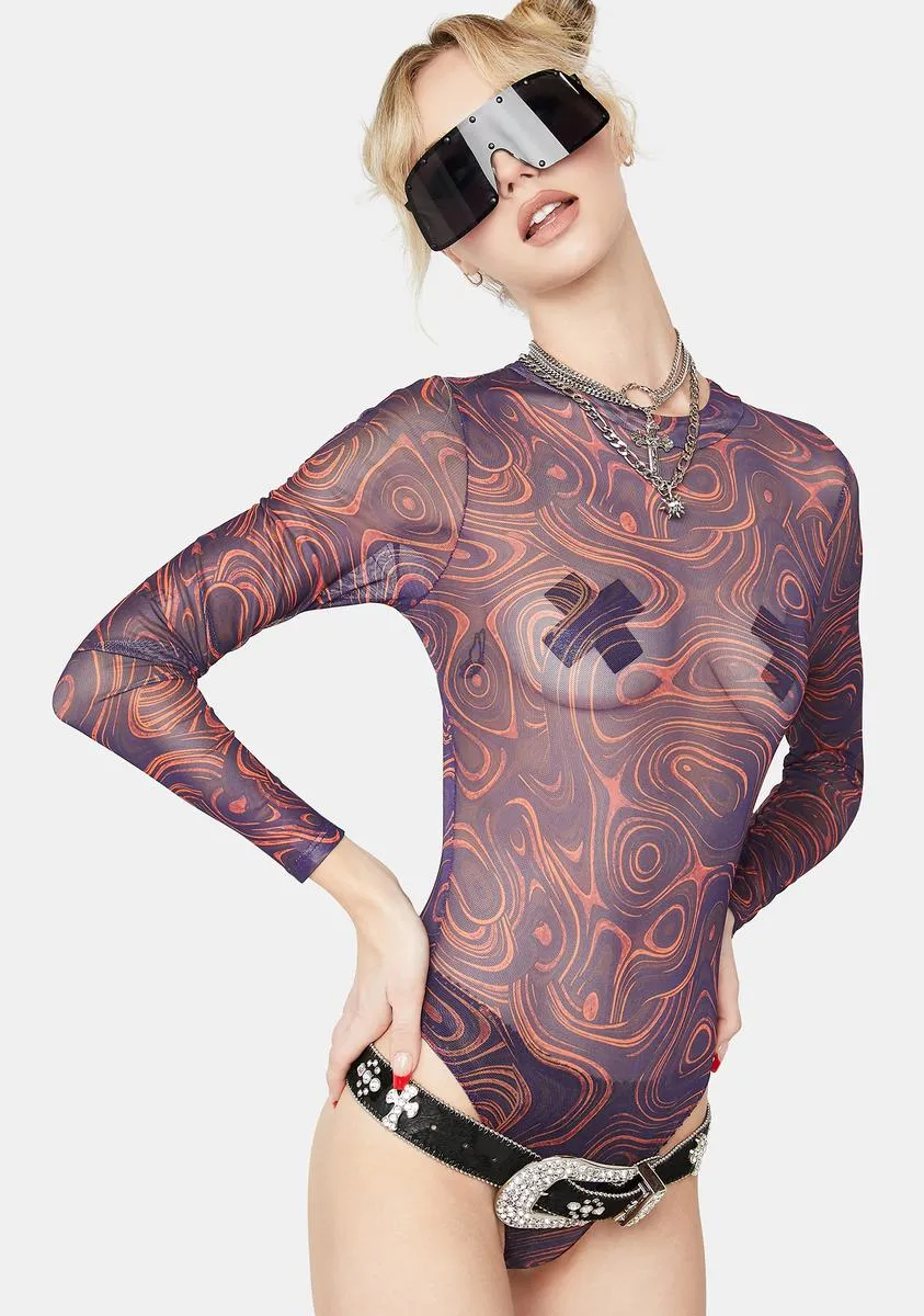 Mentally Unavailable Mesh Bodysuit sold by Dolls Kill product image thumbnail 2