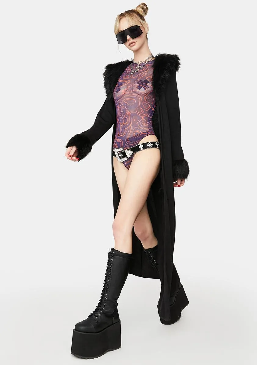 Mentally Unavailable Mesh Bodysuit sold by Dolls Kill product image thumbnail 3