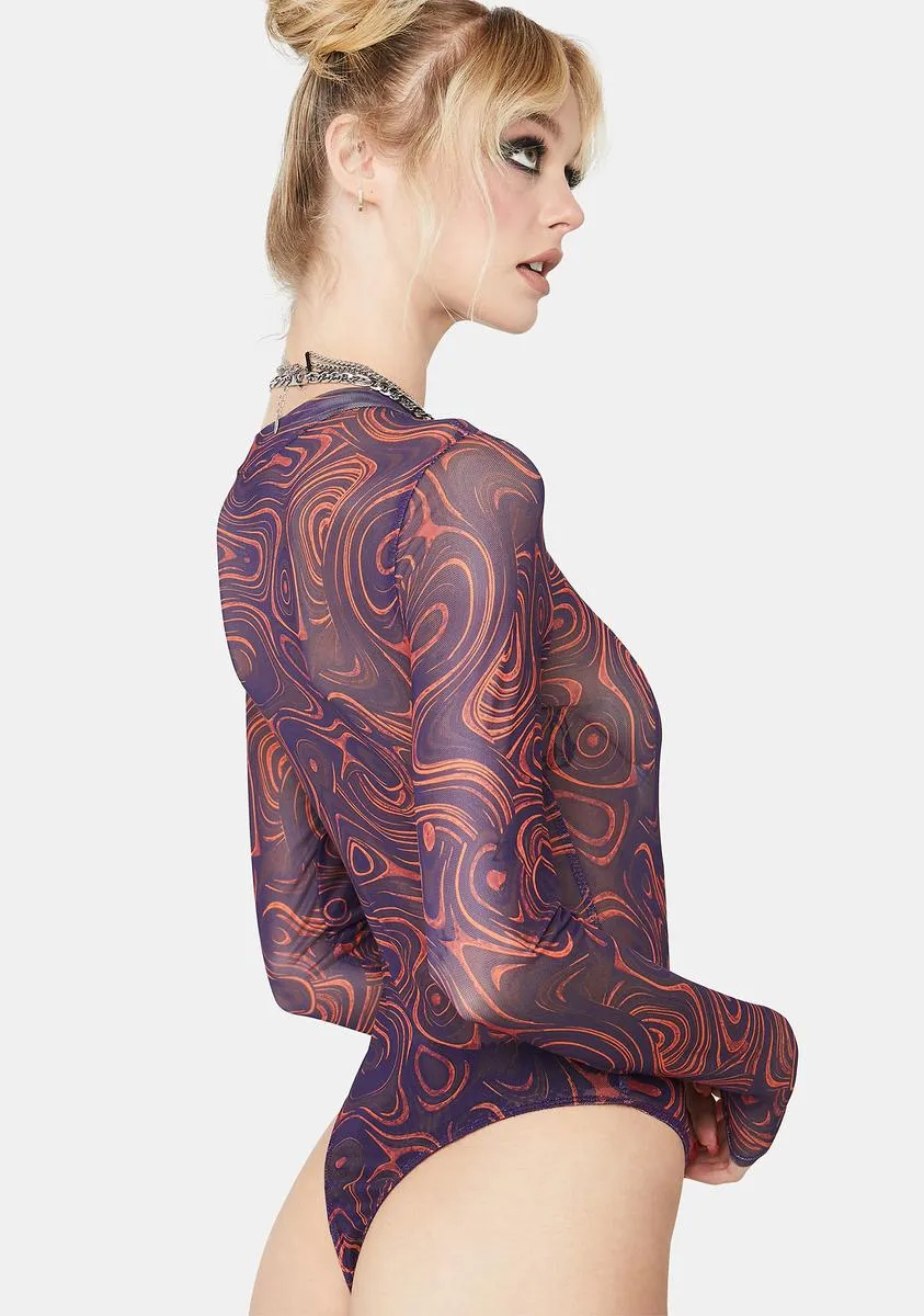 Mentally Unavailable Mesh Bodysuit sold by Dolls Kill product image thumbnail 4