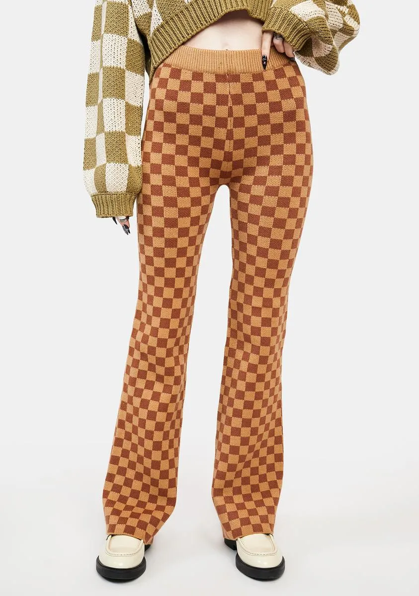 On The Move Checkered Pants sold by Dolls Kill