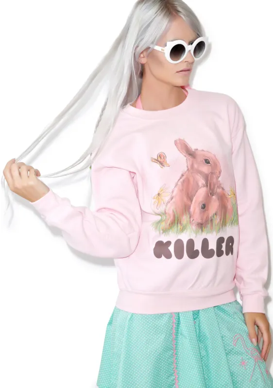 Loose Bunny Sweatshirt sold by Dolls Kill