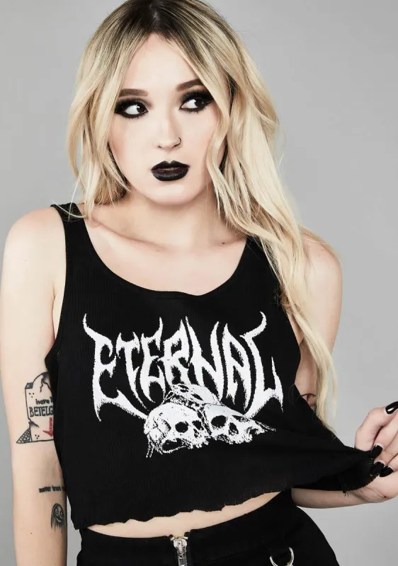 Eternal Damnation Graphic Tank sold by Dolls Kill