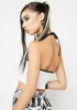 Tattoo Star Cropped Halter Top sold by Dolls Kill