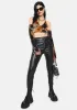 Fierce Encounter Tie Dye Halter Top sold by Dolls Kill