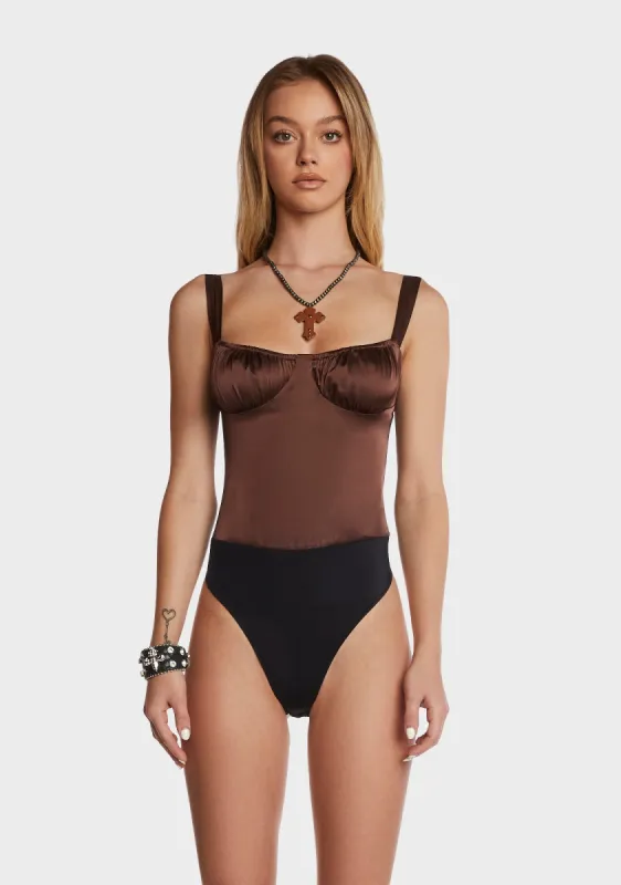 Ruched Cup Bodysuit sold by Dolls Kill