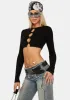 Forever Iconic Knit Crop Top sold by Dolls Kill