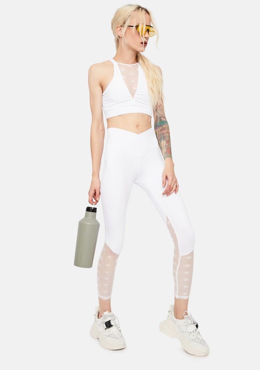 Ivory Star Playa Sporty Leggings sold by Dolls Kill product image thumbnail 2