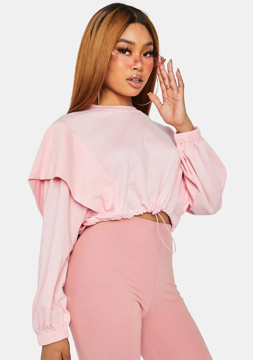 Candy Never Back Down Layered Sweatshirt sold by Dolls Kill product image thumbnail 2