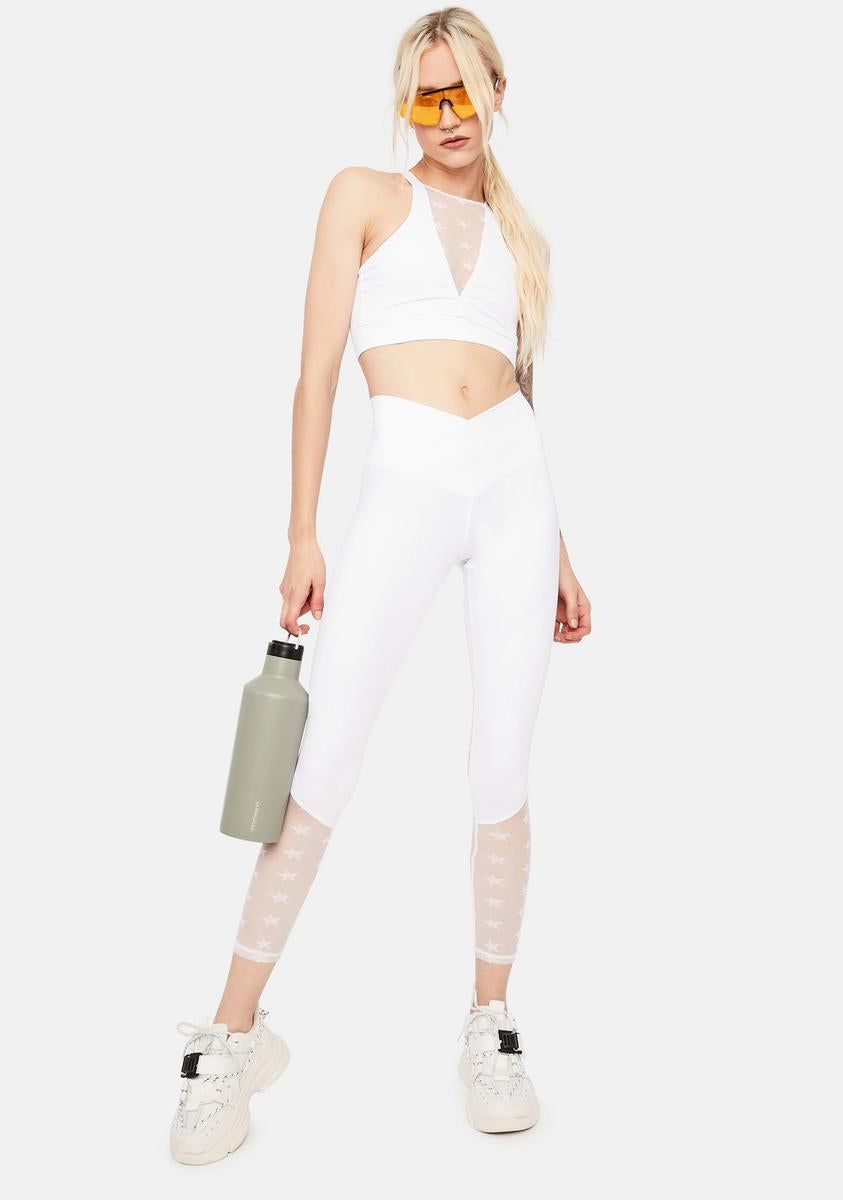 Ivory Star Playa Sporty Leggings sold by Dolls Kill product image thumbnail 3