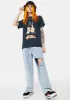 Black Washed Clockwork Orange Tyler T-Shirt sold by Dolls Kill