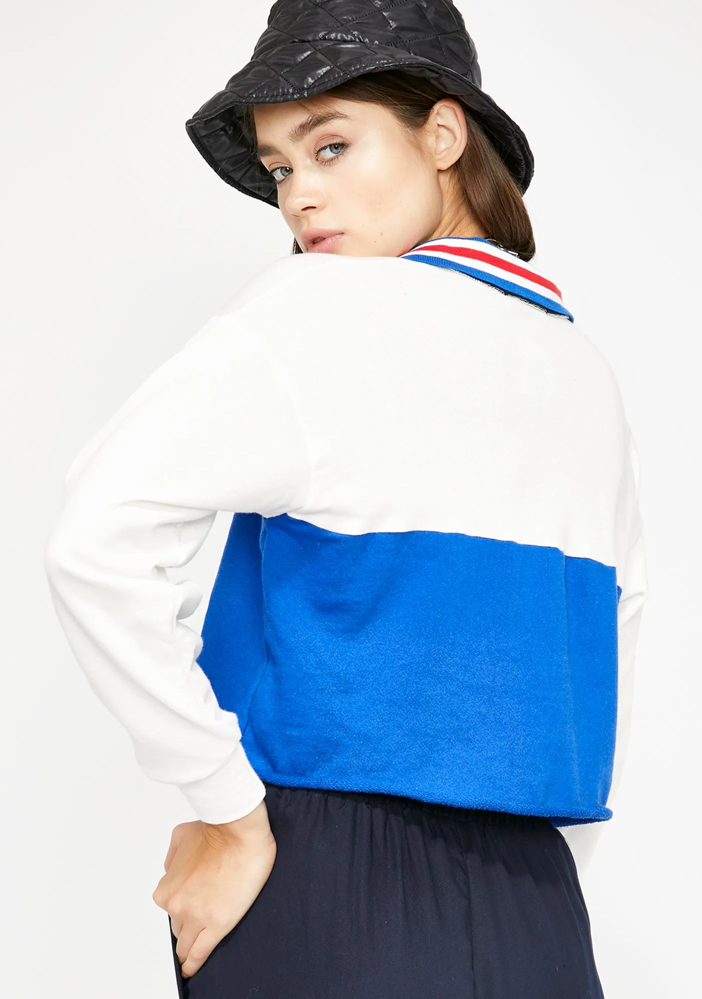 Alina Colorblock Polo Shirt sold by Dolls Kill product image thumbnail 4