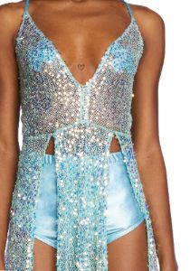 Always Glistening Sequin Set sold by Dolls Kill