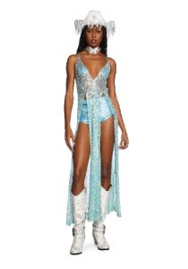 Always Glistening Sequin Set sold by Dolls Kill