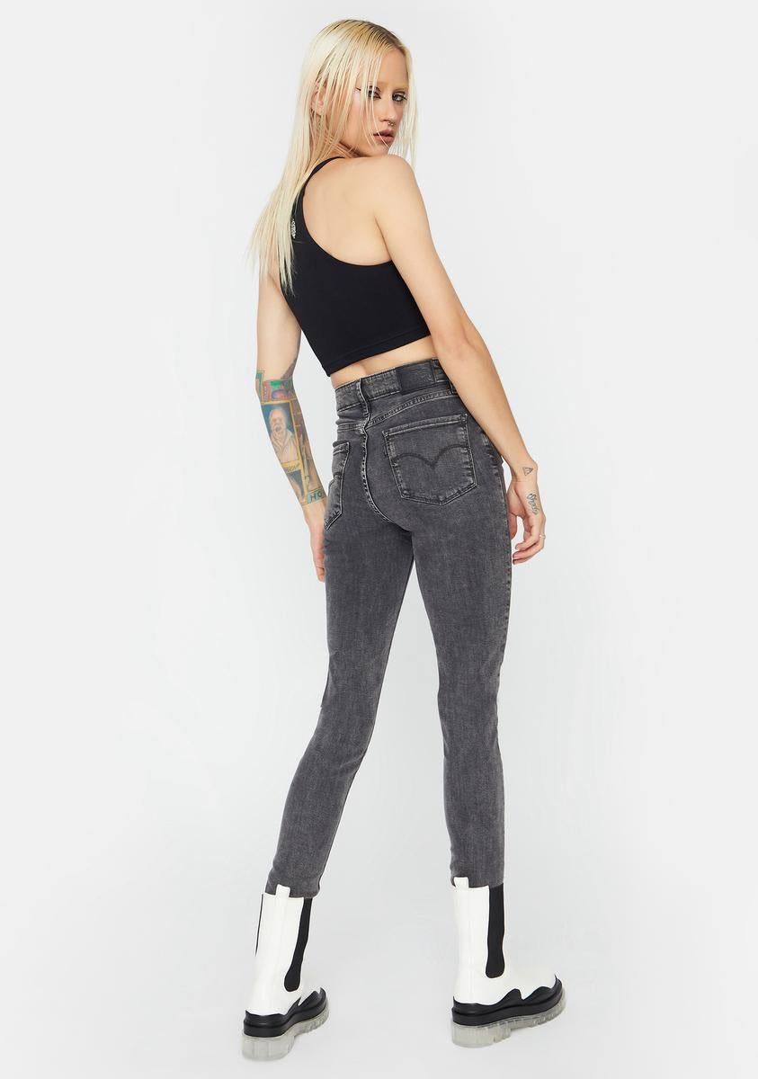 True Grit 721 High Rise Skinny Jeans sold by Dolls Kill product image thumbnail 4