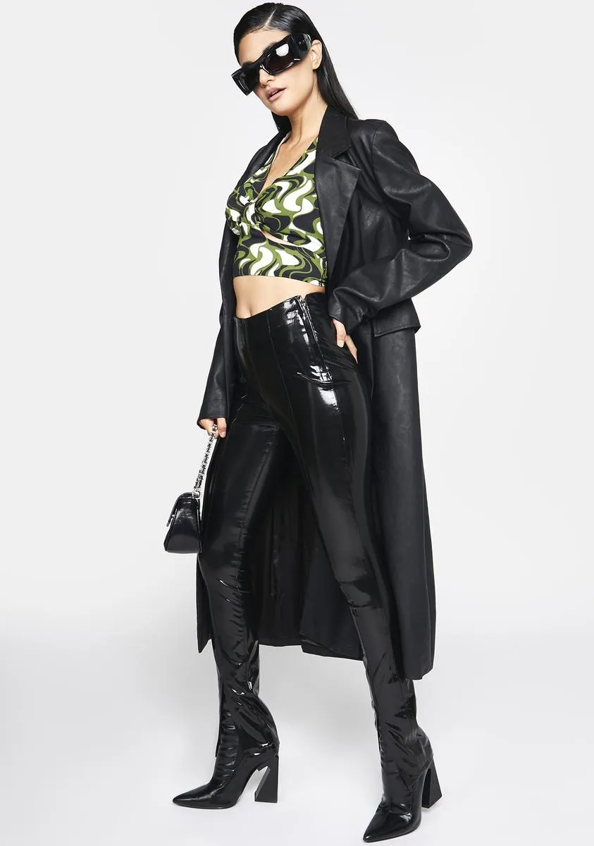 Dominatrix Patent Pants sold by Dolls Kill product image thumbnail 3