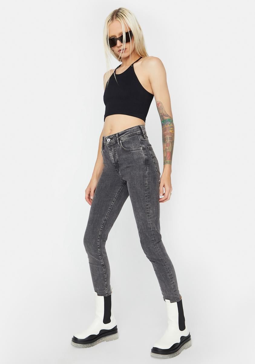 True Grit 721 High Rise Skinny Jeans sold by Dolls Kill product image thumbnail 2