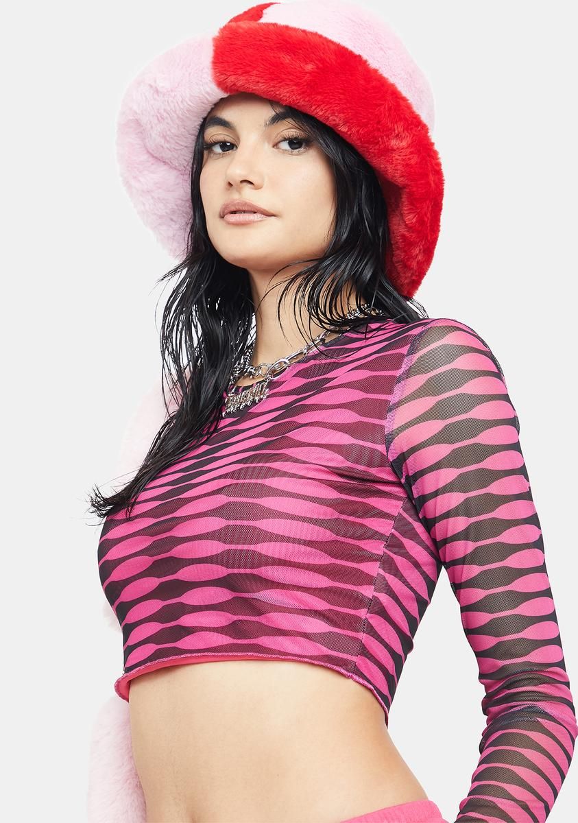 Anisa Mesh Top sold by Dolls Kill