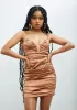 Glam On Arrival Satin Mini Dress sold by Dolls Kill