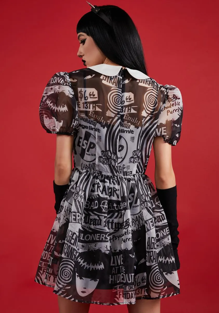 Bad Attitude Organza Dress sold by Dolls Kill product image thumbnail 4