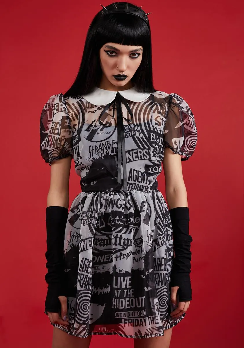 Bad Attitude Organza Dress sold by Dolls Kill