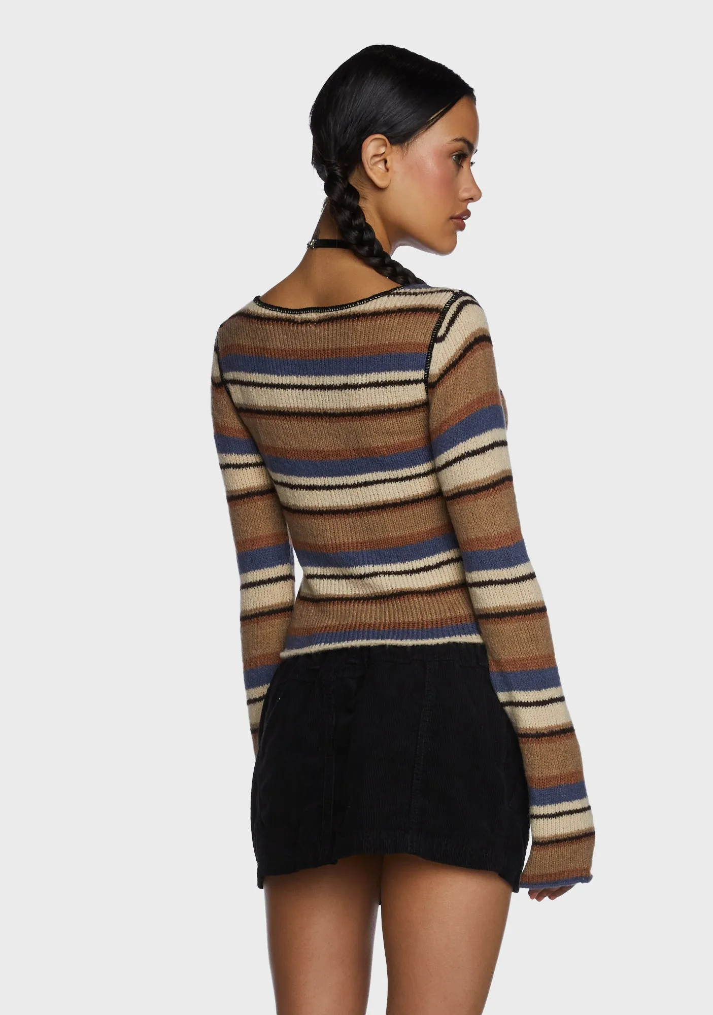 Flute Sleeve Knit Jumper sold by Dolls Kill product image thumbnail 4