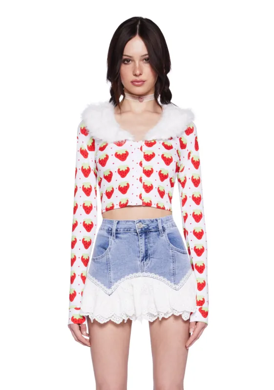 Sweet Harvest Cropped Cardigan sold by Dolls Kill