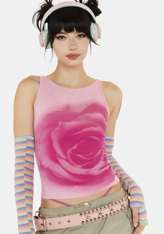Candy Coming Up Roses Tank Top sold by Dolls Kill