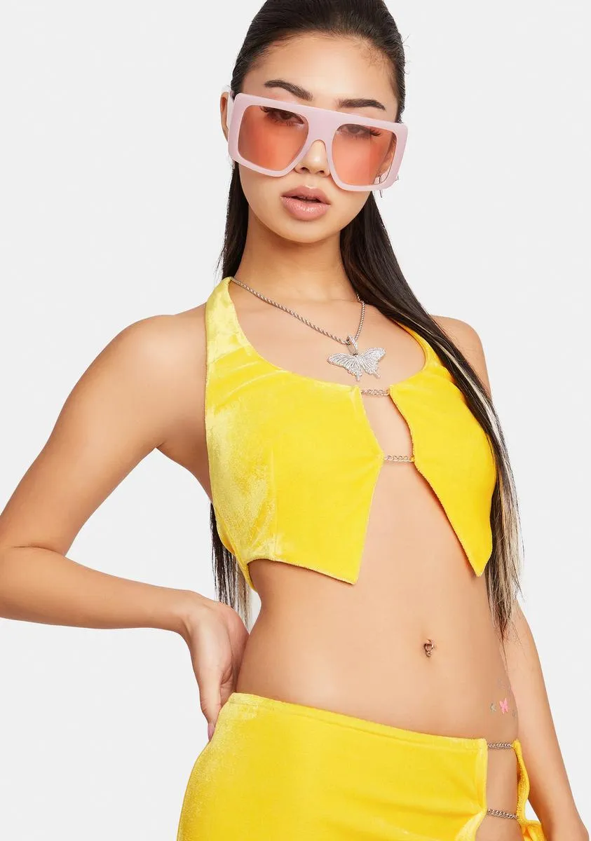Need To Know Velvet Halter Top sold by Dolls Kill product image thumbnail 2