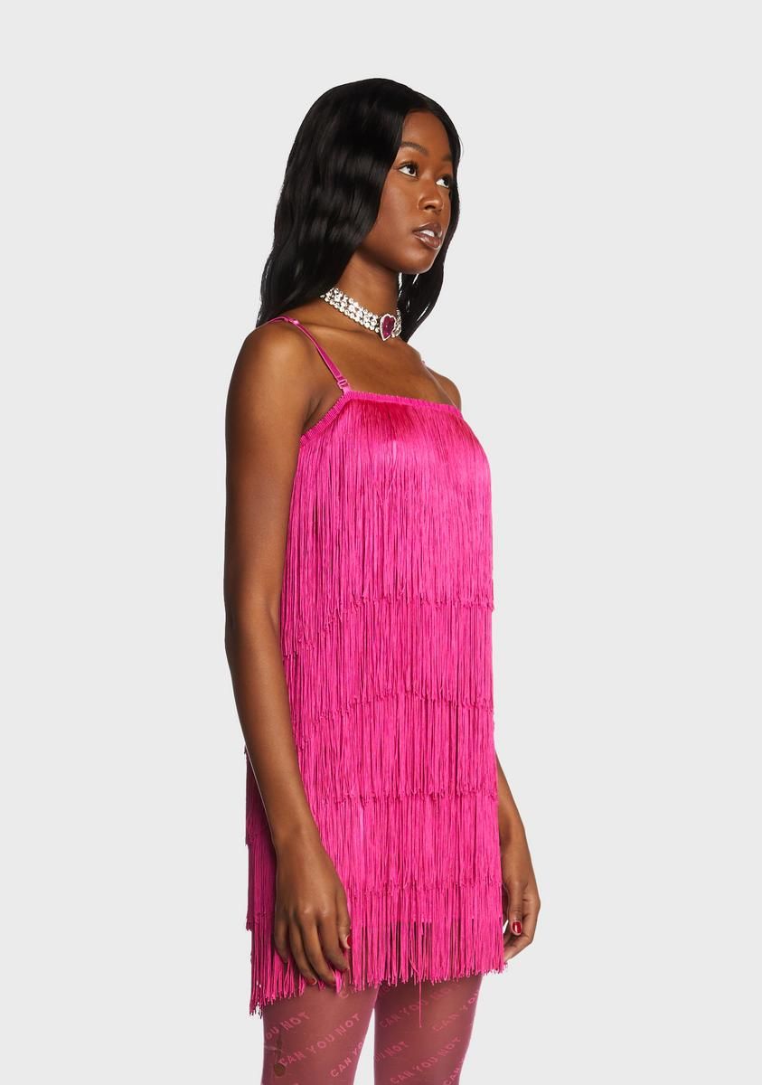 Strut On You Fringe Dress sold by Dolls Kill product image thumbnail 3