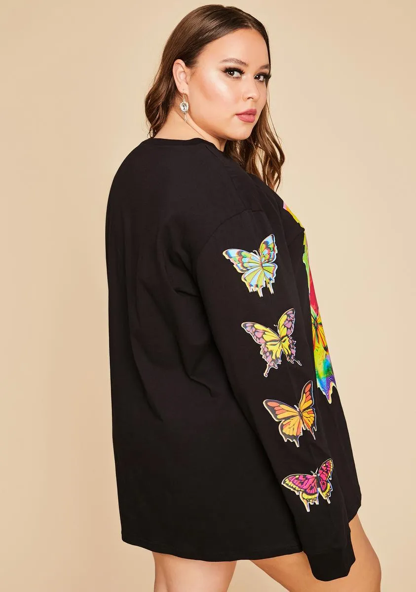 Plus Acid Canvas Long Sleeve Tee sold by Dolls Kill product image thumbnail 4