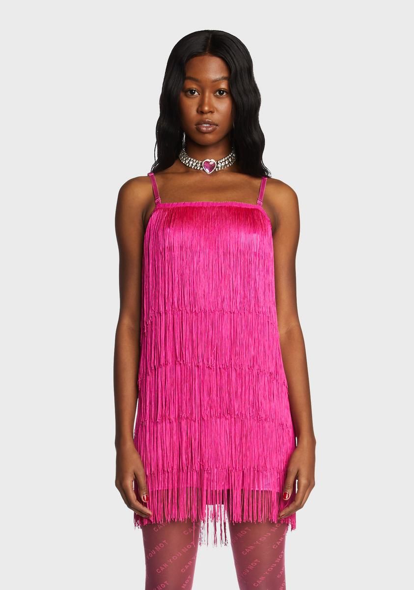 Strut On You Fringe Dress sold by Dolls Kill