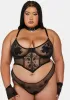 Plus Verona High Leg Thong sold by Dolls Kill