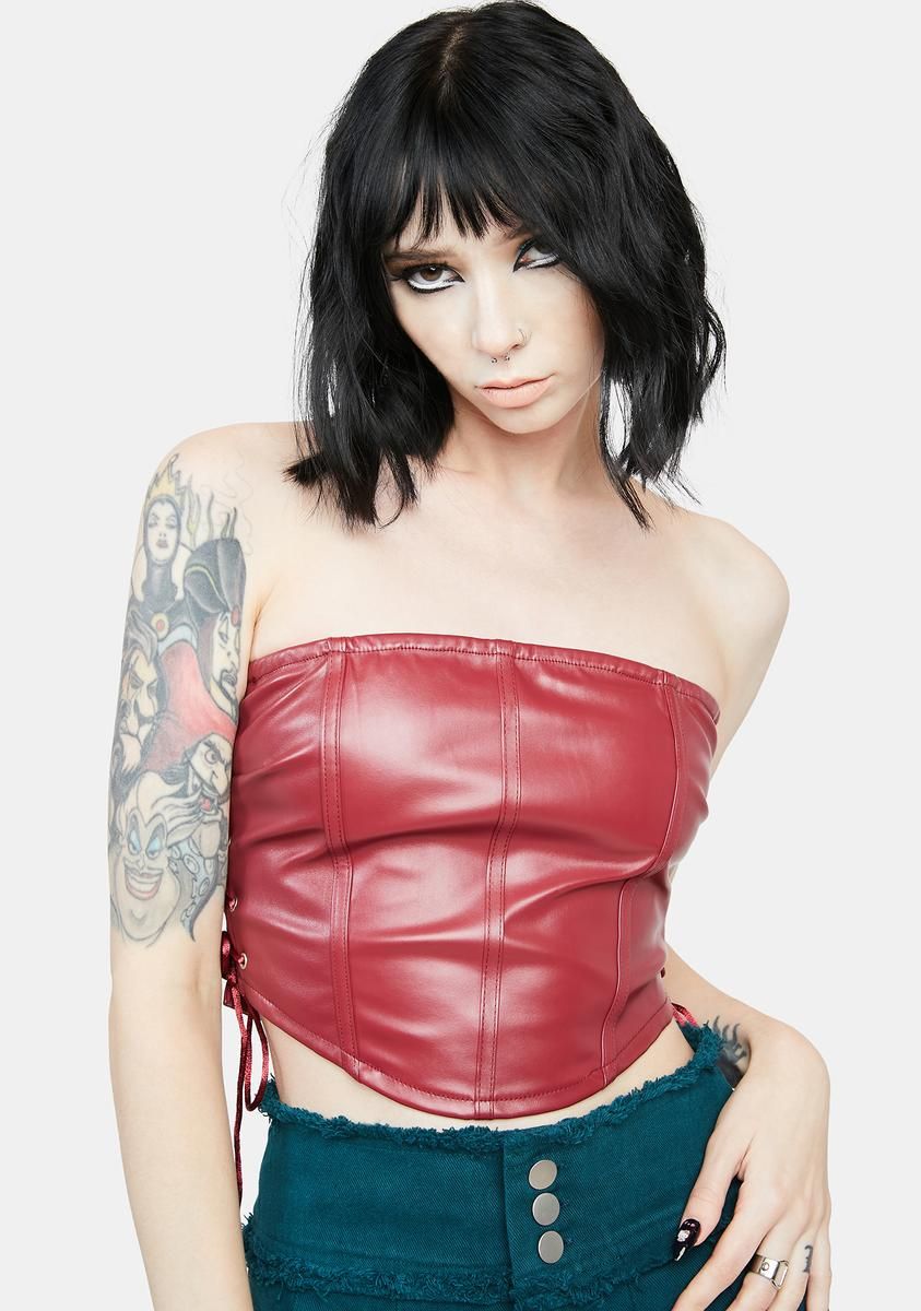 Fire Born Scrappy Tube Top sold by Dolls Kill