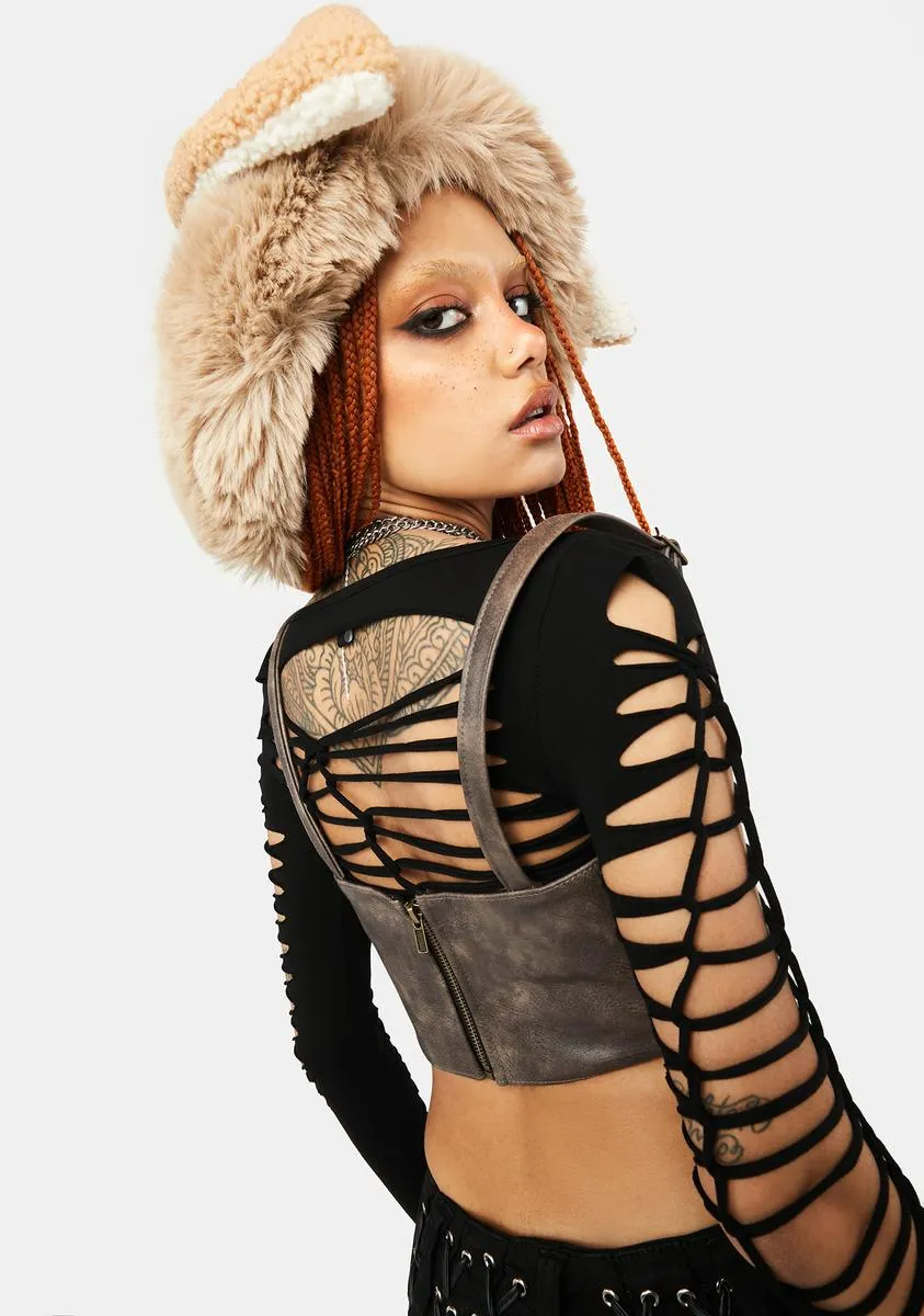 All The Unbelievers Underbust Corset sold by Dolls Kill product image thumbnail 4