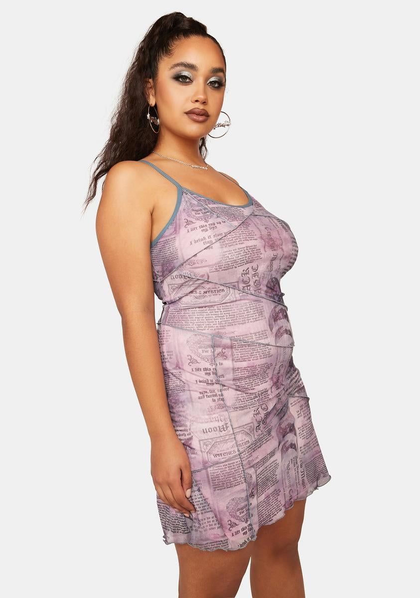 Plus Ask For The Moon Mesh Dress sold by Dolls Kill product image thumbnail 2