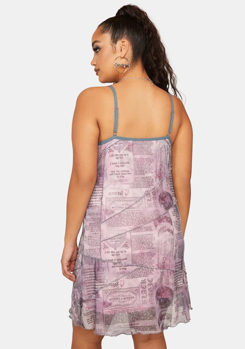 Plus Ask For The Moon Mesh Dress sold by Dolls Kill product image thumbnail 4