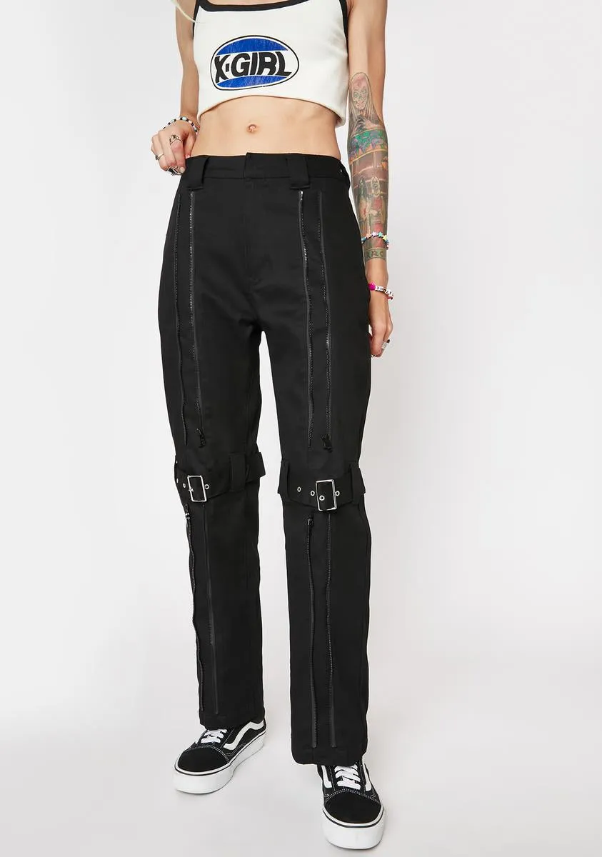 Inside Out Bondage Pants sold by Dolls Kill
