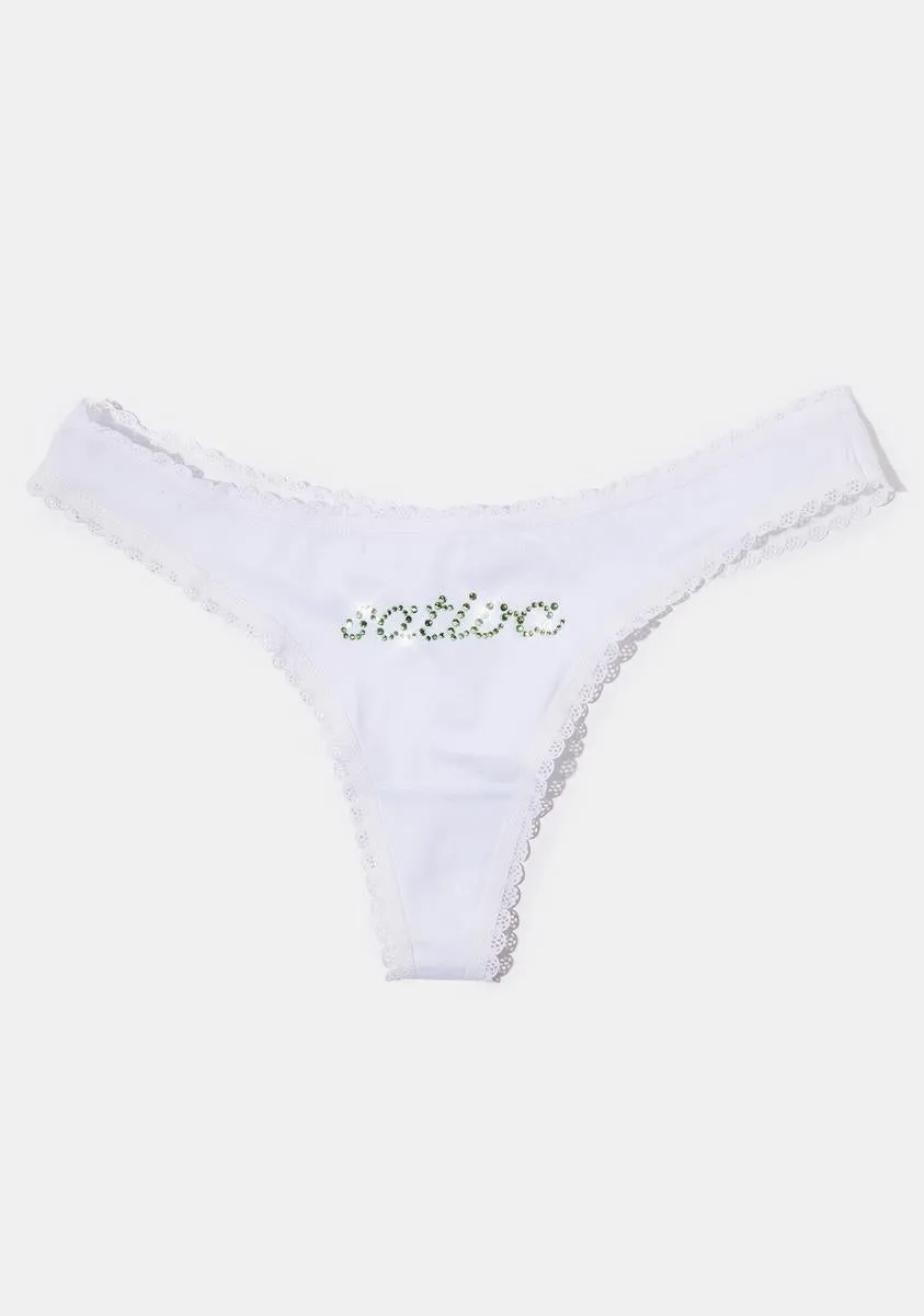 Sativa Rhinestone Thong sold by Dolls Kill product image thumbnail 2