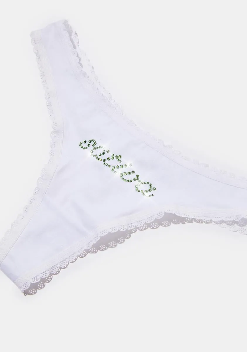 Sativa Rhinestone Thong sold by Dolls Kill product image thumbnail 3