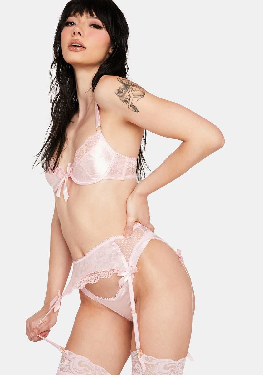 For Ur Enjoyment Lingerie Set - Pink sold by Dolls Kill product image thumbnail 2