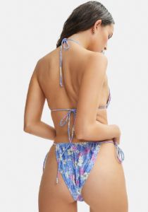 Pastel Floral Pamita Bikini Top sold by Dolls Kill