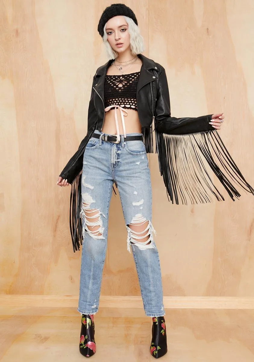 Try Anything Once Crochet Top sold by Dolls Kill product image thumbnail 3