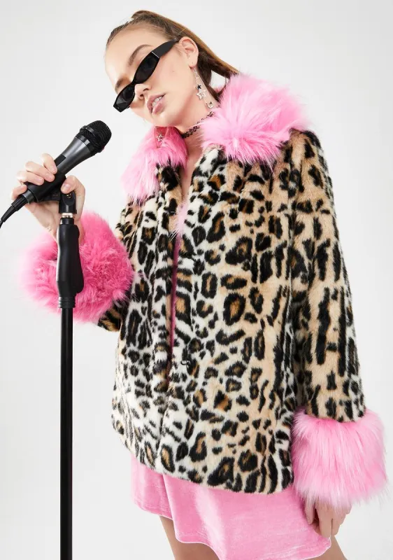 Sass Attack Faux Fur Coat sold by Dolls Kill