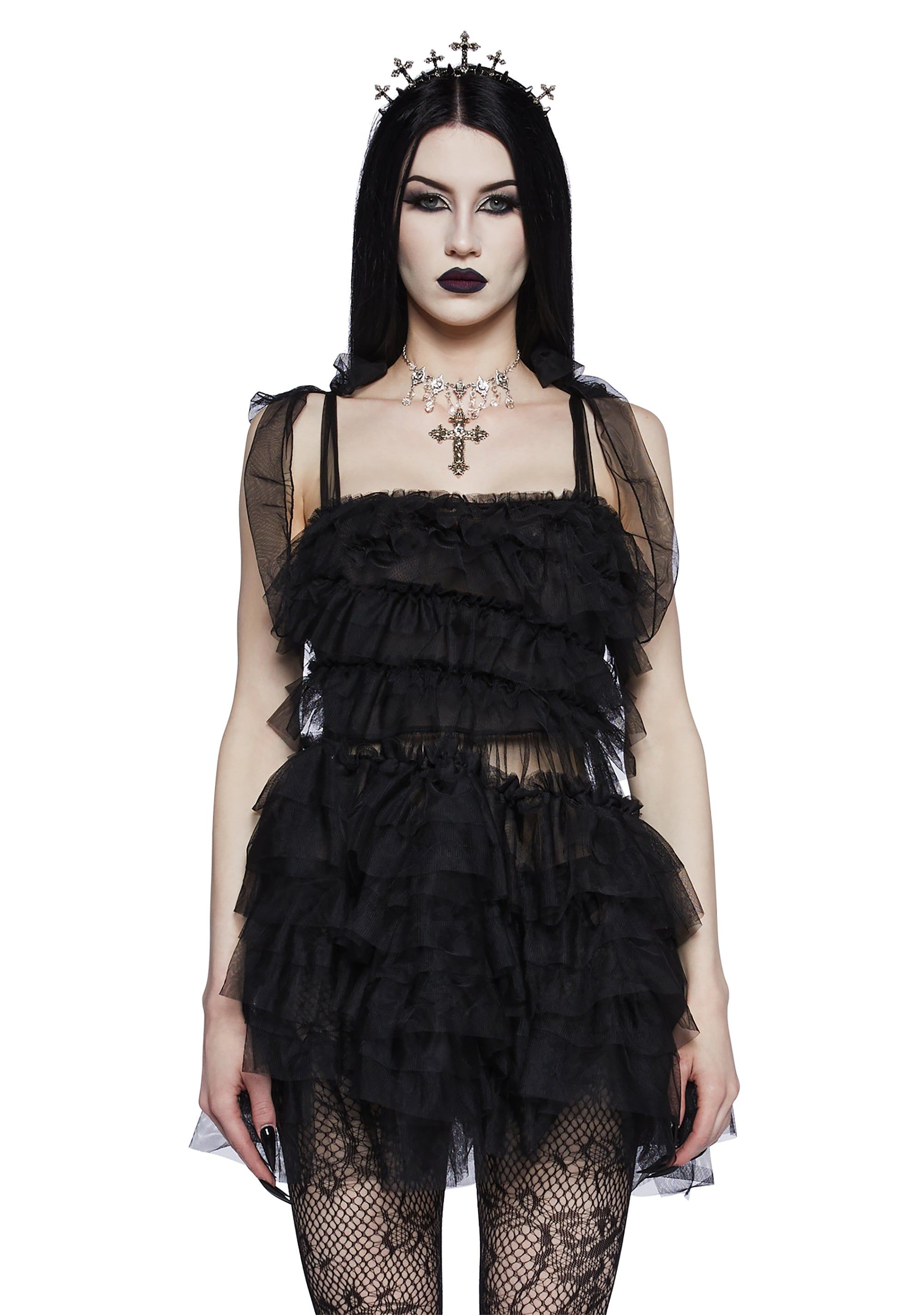 Dusk Devotions Babydoll Dress sold by Dolls Kill