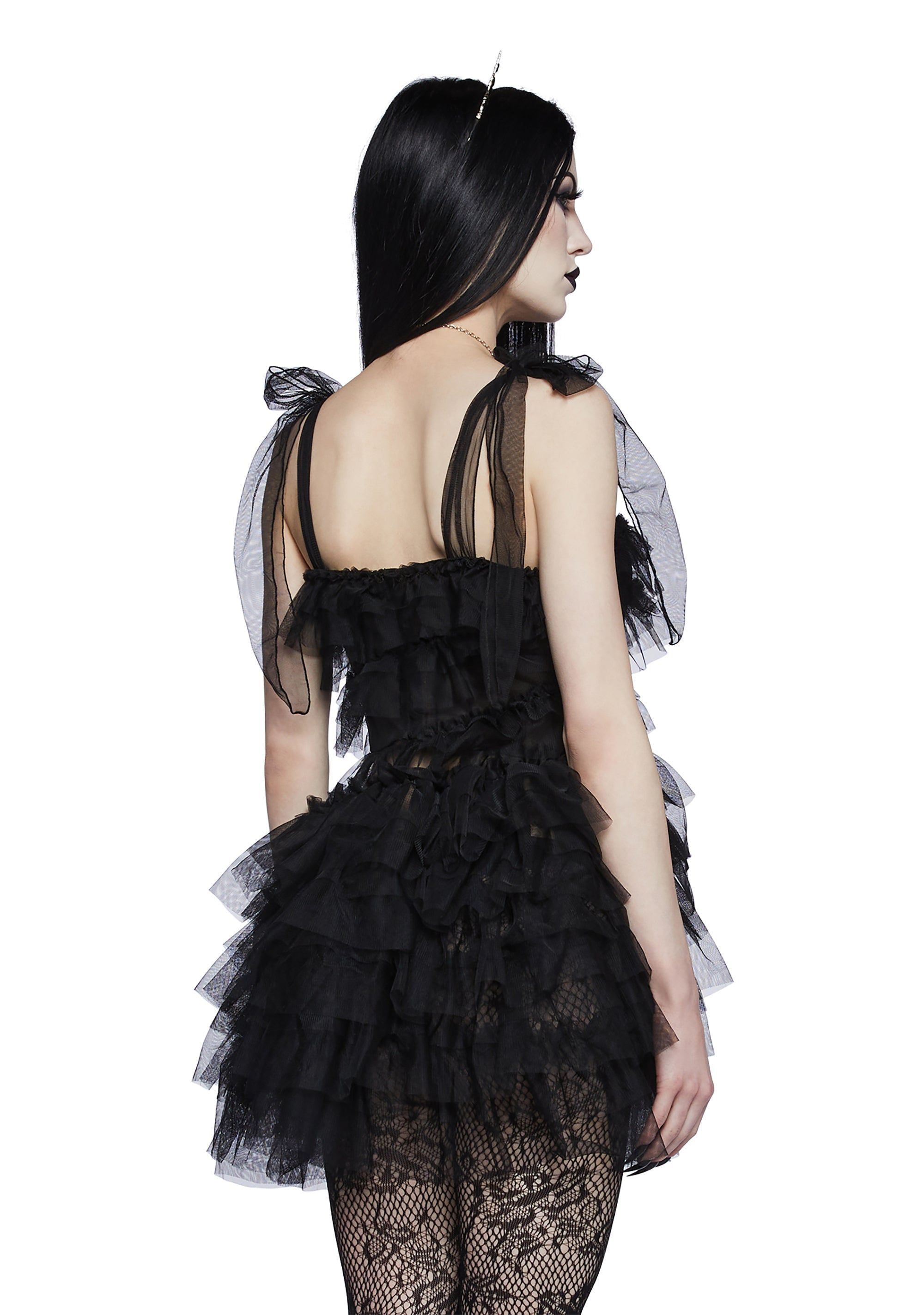 Dusk Devotions Babydoll Dress sold by Dolls Kill product image thumbnail 4